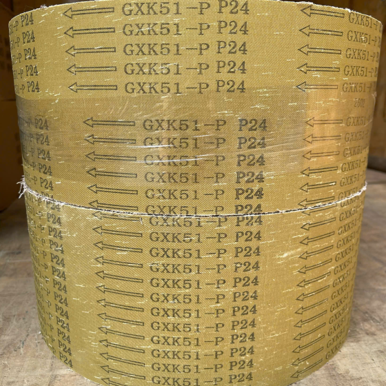 Nhám cuộn vải cứng GXK-51 cát 24, Nhám Cuộn cát 24#, Nhám cuộn 4