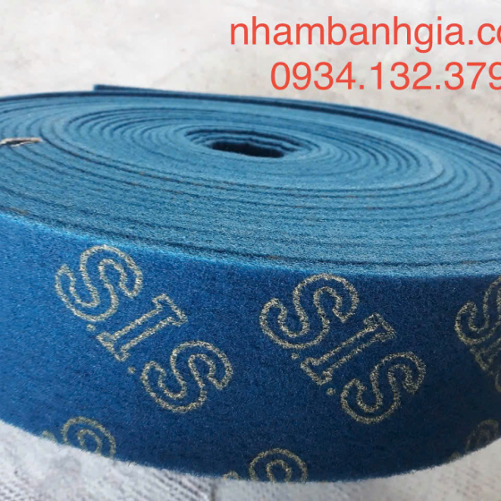 nhám nỉ xốp xanh SIS , nhám bùi nhùi xanh SIS, nhám nỉ xanh chà kim loại SIS