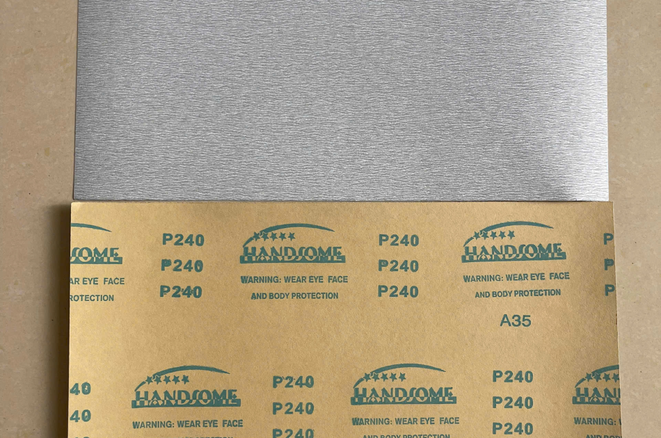 Nhám tờ 9 x 11 HANDSOME, Nhám tờ chà gỗ trắng, Nhám tờ chà gỗ